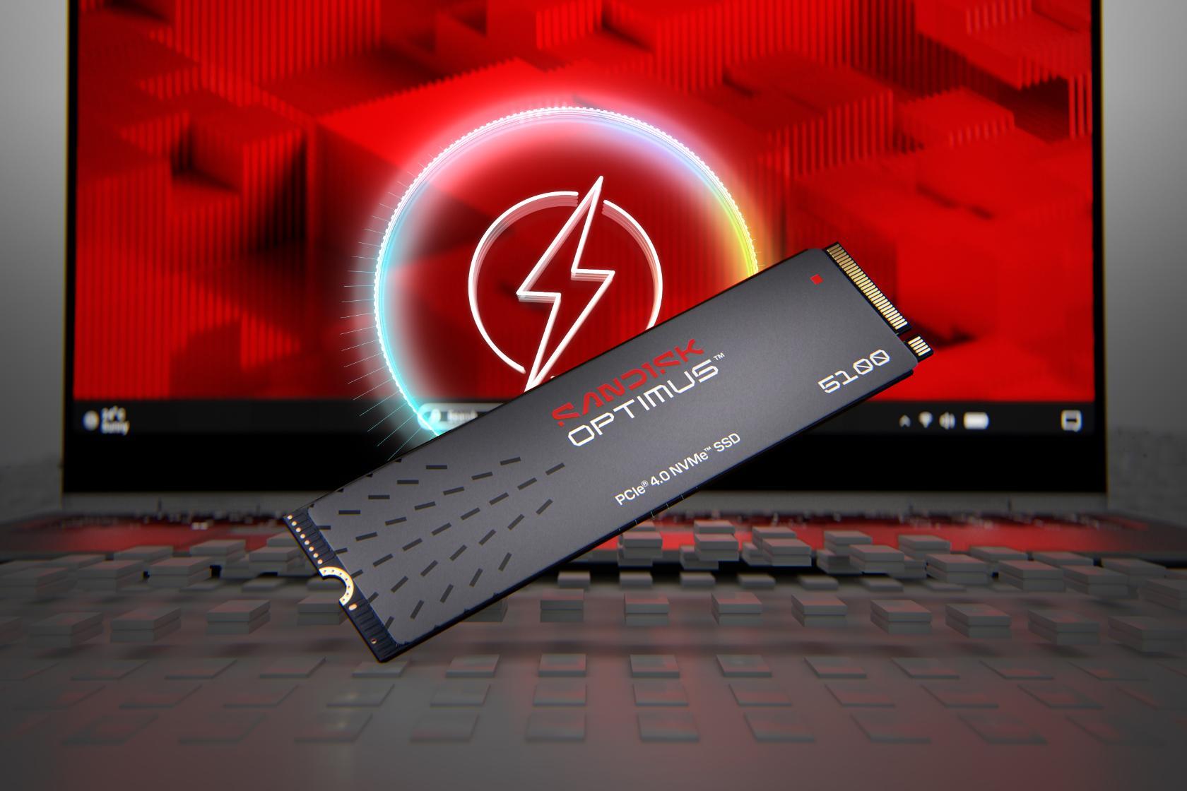 d059dcb6-ac5c-4c7e-a719-31ad61092a94 SSD SANDISK 600xTBW rating MTBF 1750000 h Read speed 7100 MB/s Write speed 6700 MB/s NVMe Yes PCI Express 4.0 M.2 1000 GB SDSP51100TAN-000E0
