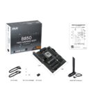 Mainboard ASUS AMD B850 Socket AM5 ATX RAM DDR5-SDRAM 4xSlots Wi-Fi Yes Bluetooth Yes 3xNumber of M.2 (M) slots B850MAXGAMINGWIFI