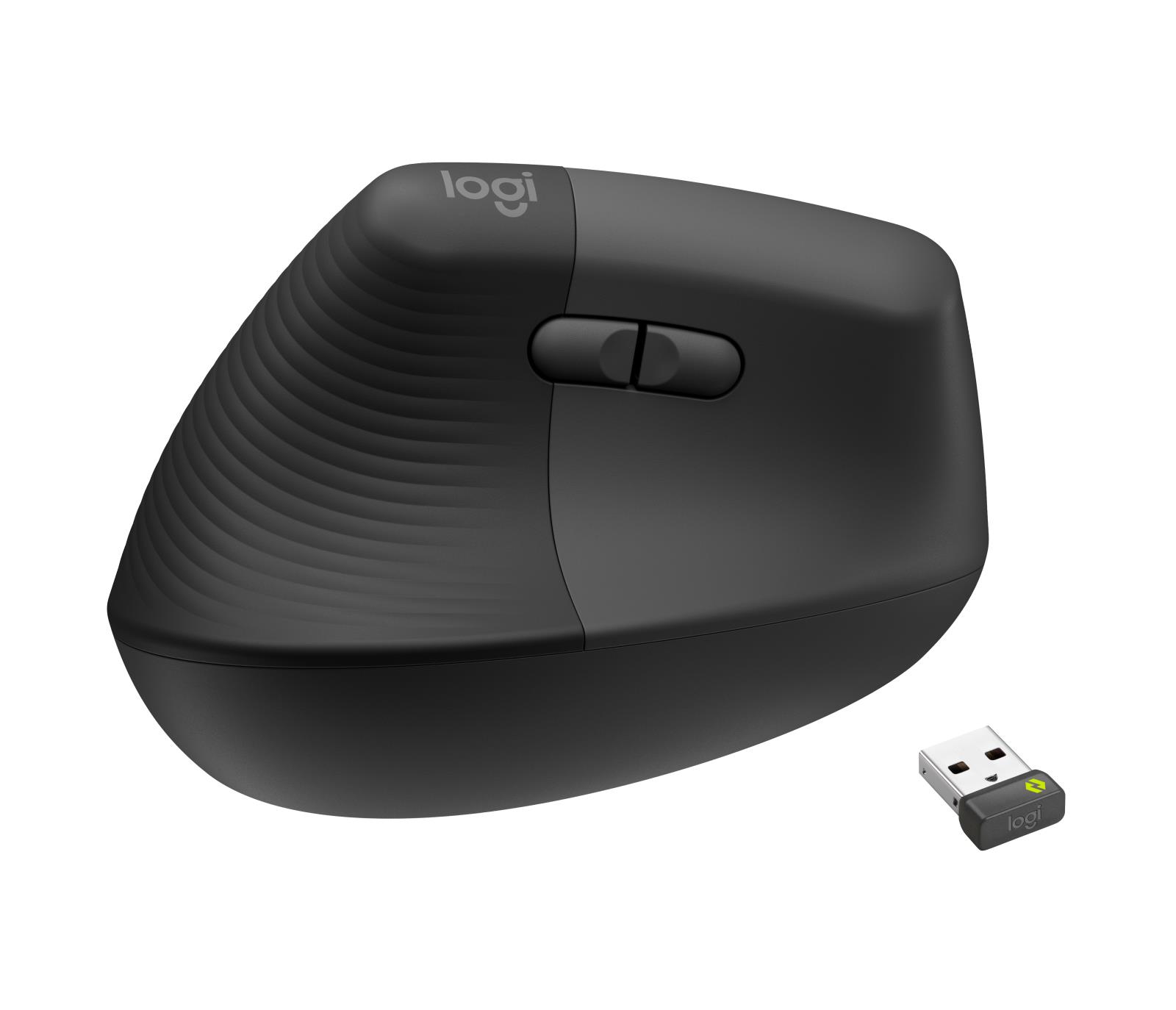 dc202529-85f0-4f94-8e37-e0037697d656 MOUSE USB OPTICAL WRL VERTICAL/GRAP/BLACK 910-006495 LOGITECH