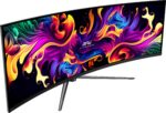 Monitor MSI 49 ” 5120 x 1440 pixels Dual QHD Native aspect ratio 32:9 QD-OLED Curved MPG491CQPXQD-OLED