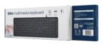 KEYBOARD MULTIMEDIA USB ENG/BLACK KB-MCH-05 GEMBIRD