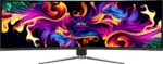 Monitor MSI 49 ” 5120 x 1440 pixels Dual QHD Native aspect ratio 32:9 QD-OLED Curved MPG491CQPXQD-OLED