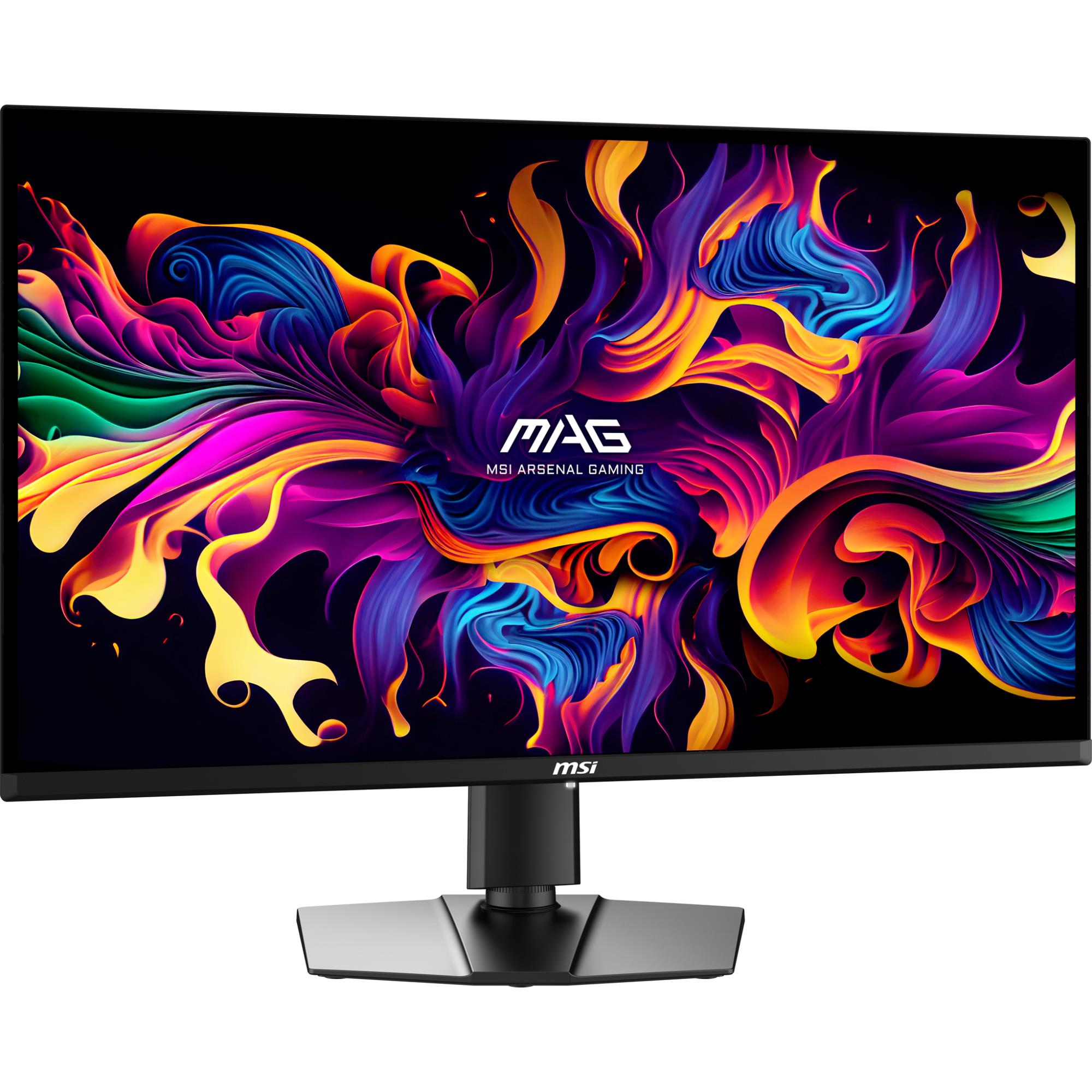 e94ab914-6cbd-4ba8-a4df-301ea5969306 Monitor MSI 31.5″ Gaming Panel QD-OLED 3840×2160 16:9 165Hz 0.03 ms Swivel Pivot Height adjustable Tilt Colour Black MAG321UPQD-OLED