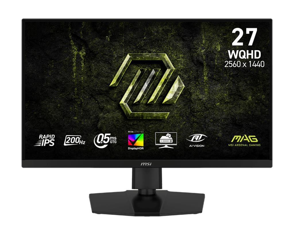 f08360aa-00a1-4e54-8d74-4e2c995497f6 LCD Monitor MSI 27 ” 2560 x 1440 pixels Wide Quad HD Native aspect ratio 16:9 LCD Flat MAG274QPFE20