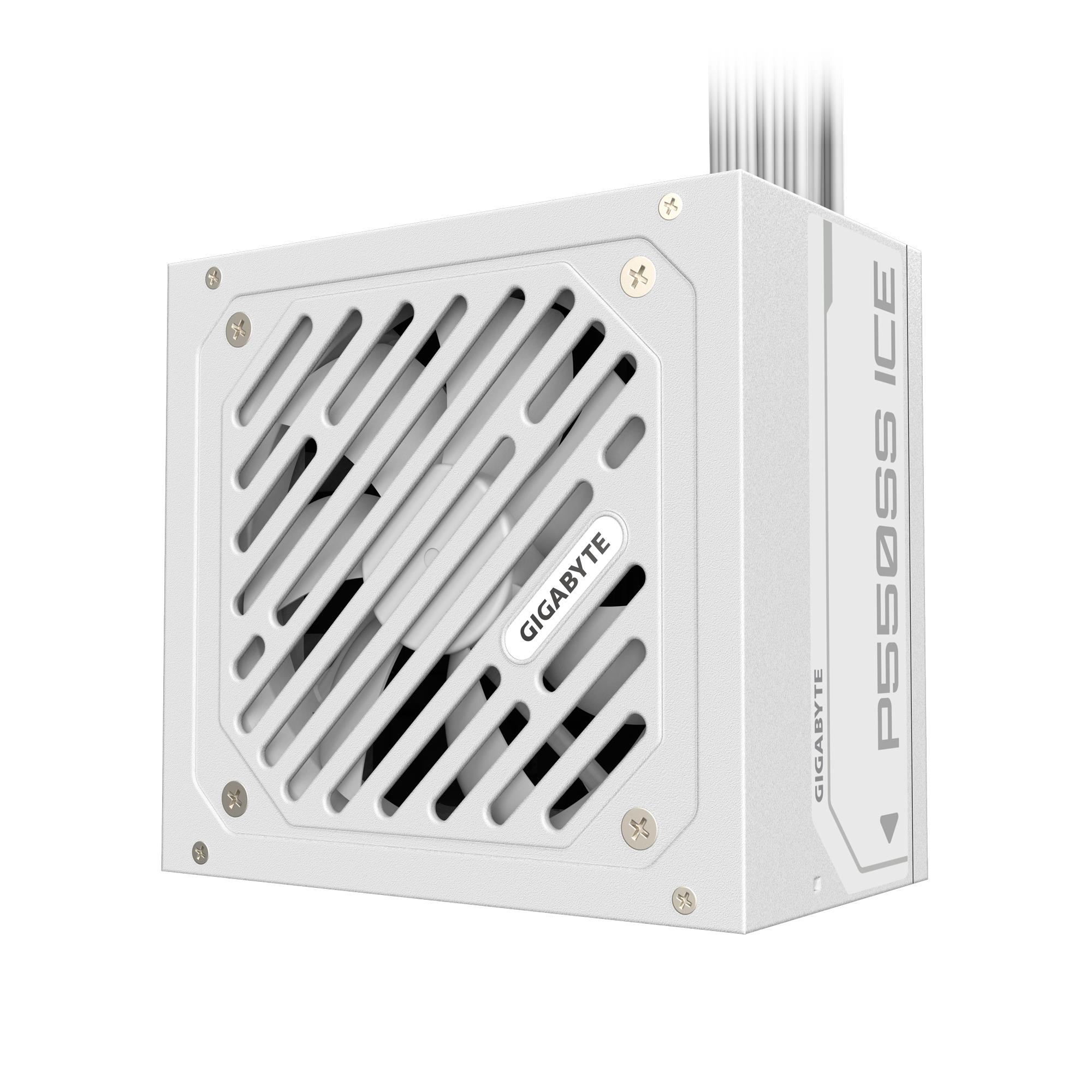 f1359a1c-f709-4968-9b38-3dd7976a7055 Power Supply GIGABYTE GP-P550SS ICE 550 Watts Efficiency 80 PLUS SILVER PFC Active MTBF 100000 hours GP-P550SSICE
