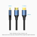 CABLE HDMI MALE TO MALE 2M/ALGLH VENTION
