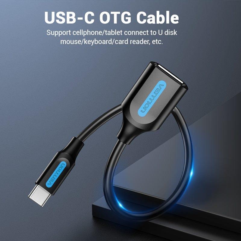 f5f2cf07-35b8-45a1-91e8-ae06a844d9c1 CABLE USB2.0C MALE TO A FEMALE/0.15M BLACK CCSBB VENTION
