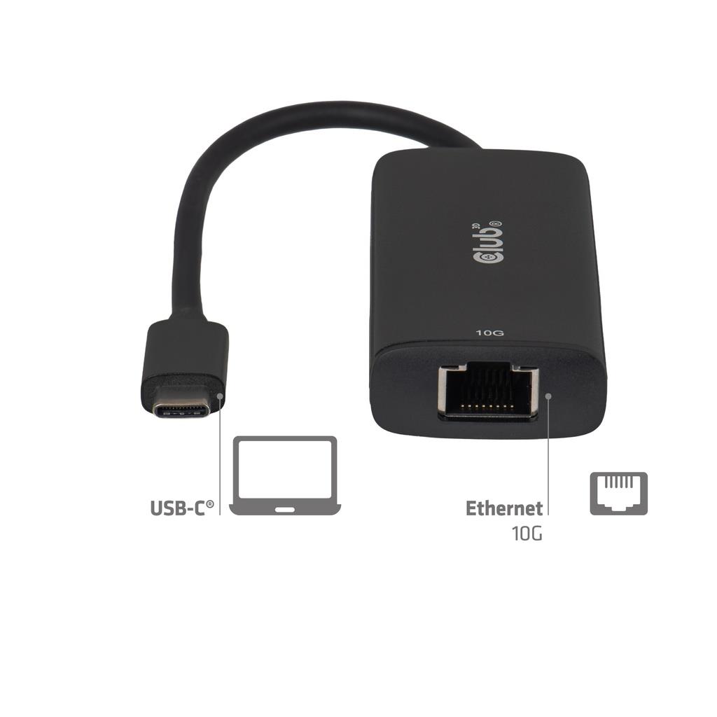 fa21ee89-f050-42f8-9b14-2441e5b63223 I/O ADAPTER USB-C TO RJ45/10G M/F CAC-2531 CLUB3D