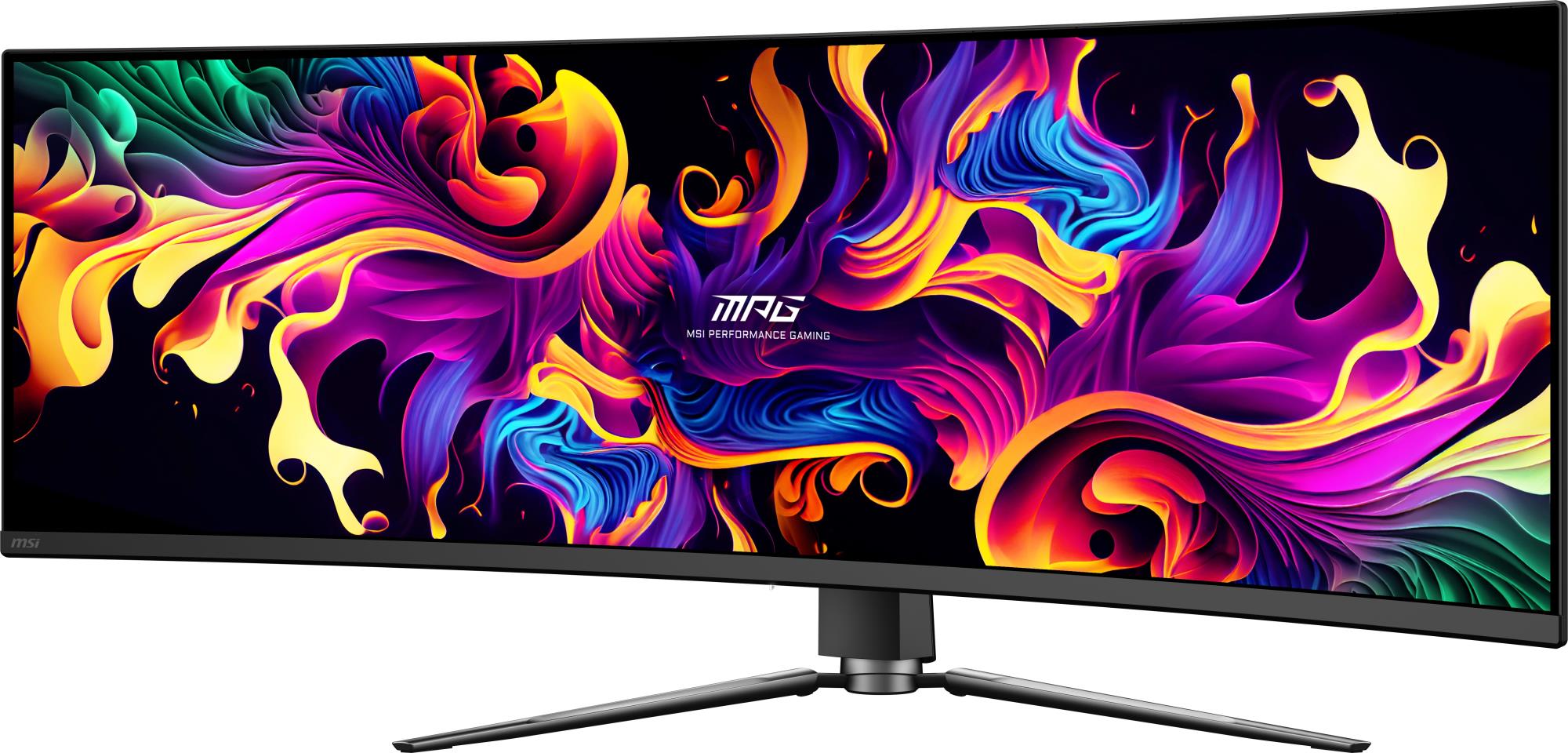 fa770290-0cf8-4f46-95f9-b4f870d6296b Monitor MSI 49 ” 5120 x 1440 pixels Dual QHD Native aspect ratio 32:9 QD-OLED Curved MPG491CQPXQD-OLED