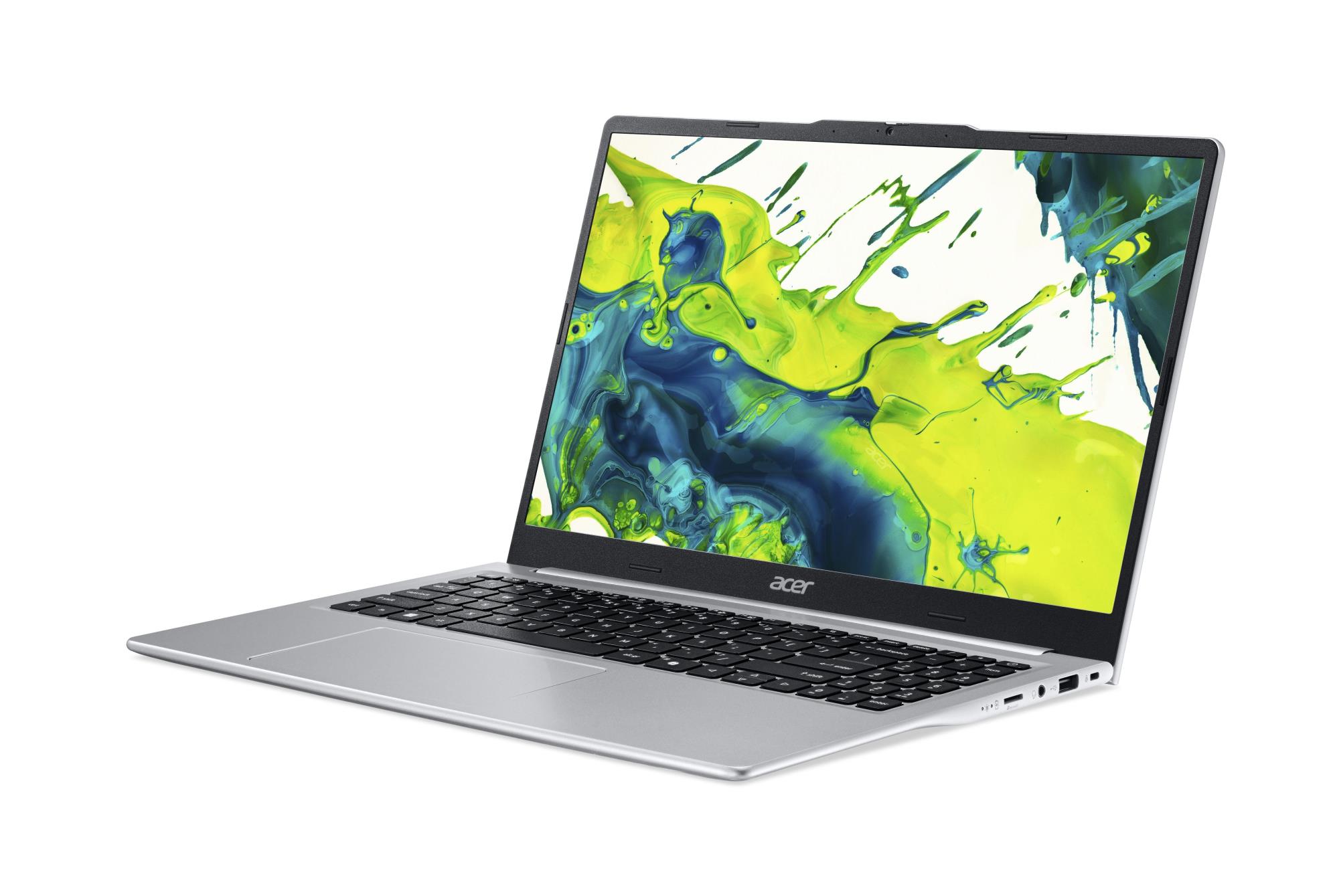 133576bc-9f2a-4d5e-bd70-10c09488c71c Notebook ACER CPU AMD RyzenT 3 5400U 2.6 GHz 15.6 ” 1920 x 1080 pixels RAM 8 GB DDR4-SDRAM SSD 512 GB Discrete graphics Not available On-board graphics Yes Numeric keypad Yes Keyboard language US International OS installed Windows 11 Home Colour Silver Weight 1.45 kg NX.JXMEL.001