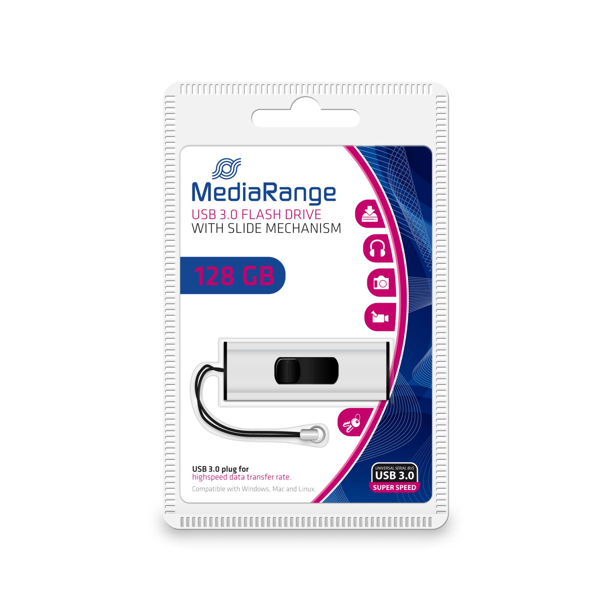 23017852-c526-4bcf-9533-c2a93b2d92c6 MEMORY DRIVE FLASH USB3.2/128GB MR918 MEDIARANGE