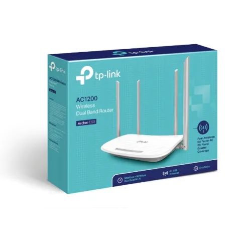 TP-LINK   Router   Archer C50   802.11ac   300+867 Mbit/s   10/100 Mbit/s   Ethernet LAN (RJ-45) ports 4   Mesh Support No   MU-MiMO No   No mobile broadband   Antenna type 2xExternal