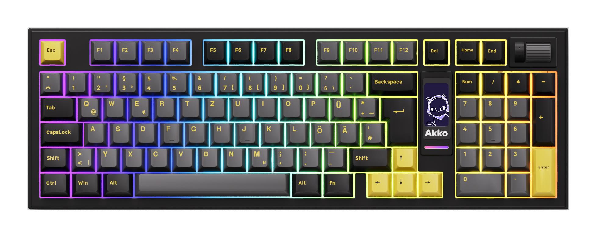 2b7cee88-9e6d-4ac1-bc3d-2cc4725a707d KEYBOARD WRL 5098B/BLACK/GOLD 6925758631921 AKKO