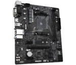 Gigabyte   A520M S2H 1.0   Processor family AMD   Processor socket AM4   DDR4 DIMM   Memory slots 2   Chipset AMD A   Micro ATX