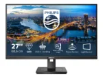 Philips   LCD Monitor with USB-C   276B1/00   27 ”   IPS   QHD   16:9   75 Hz   4 ms   2560 x 1440 pixels   300 cd/m²   HDMI ports quantity 2   Black
