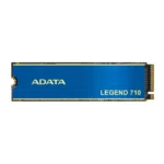 ADATA LEGEND 710 256 GB SSD form factor M.2 2280 SSD interface PCIe Gen3x4 Write speed 1800 MB/s Read speed 2400 MB/s