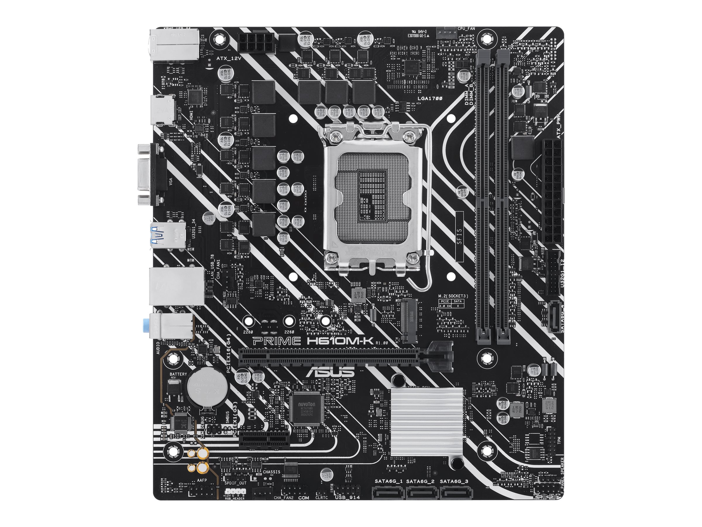 439492-90mb1ga0-m0eay0-4711387336328-0.webp Asus Processor family Intel Processor socket LGA1700 DDR5 DIMM Supported hard disk drive interfaces SATA, M.2 Number of SATA connectors 4
