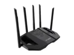Asus   Dual Band WiFi 7 Extendable Gaming Router   TUF Gaming BE6500   802.11be   6500 Mbit/s   Ethernet LAN (RJ-45) ports 4   Mesh Support Yes   MU-MiMO Yes   Antenna type External fixed   1