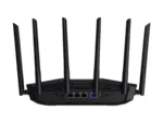 Asus   Dual Band WiFi 7 Extendable Gaming Router   TUF Gaming BE6500   802.11be   6500 Mbit/s   Ethernet LAN (RJ-45) ports 4   Mesh Support Yes   MU-MiMO Yes   Antenna type External fixed   1