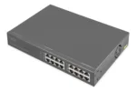 Digitus   8-Port Gigabit Ethernet PoE Injector, 802.3bt, 250 W   DN-95118