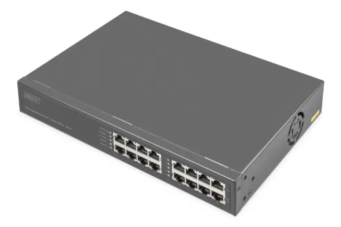 Digitus   8-Port Gigabit Ethernet PoE Injector, 802.3bt, 250 W   DN-95118