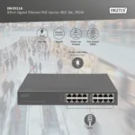 Digitus   8-Port Gigabit Ethernet PoE Injector, 802.3bt, 250 W   DN-95118