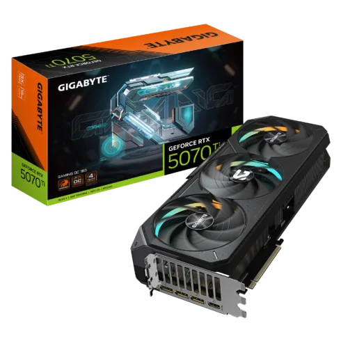 Gigabyte GeForce RTX 5070 Ti GAMING OC 16G   NVIDIA   16 GB   GeForce RTX 5070 Ti   HDMI ports quantity 1   PCI-E 5.0