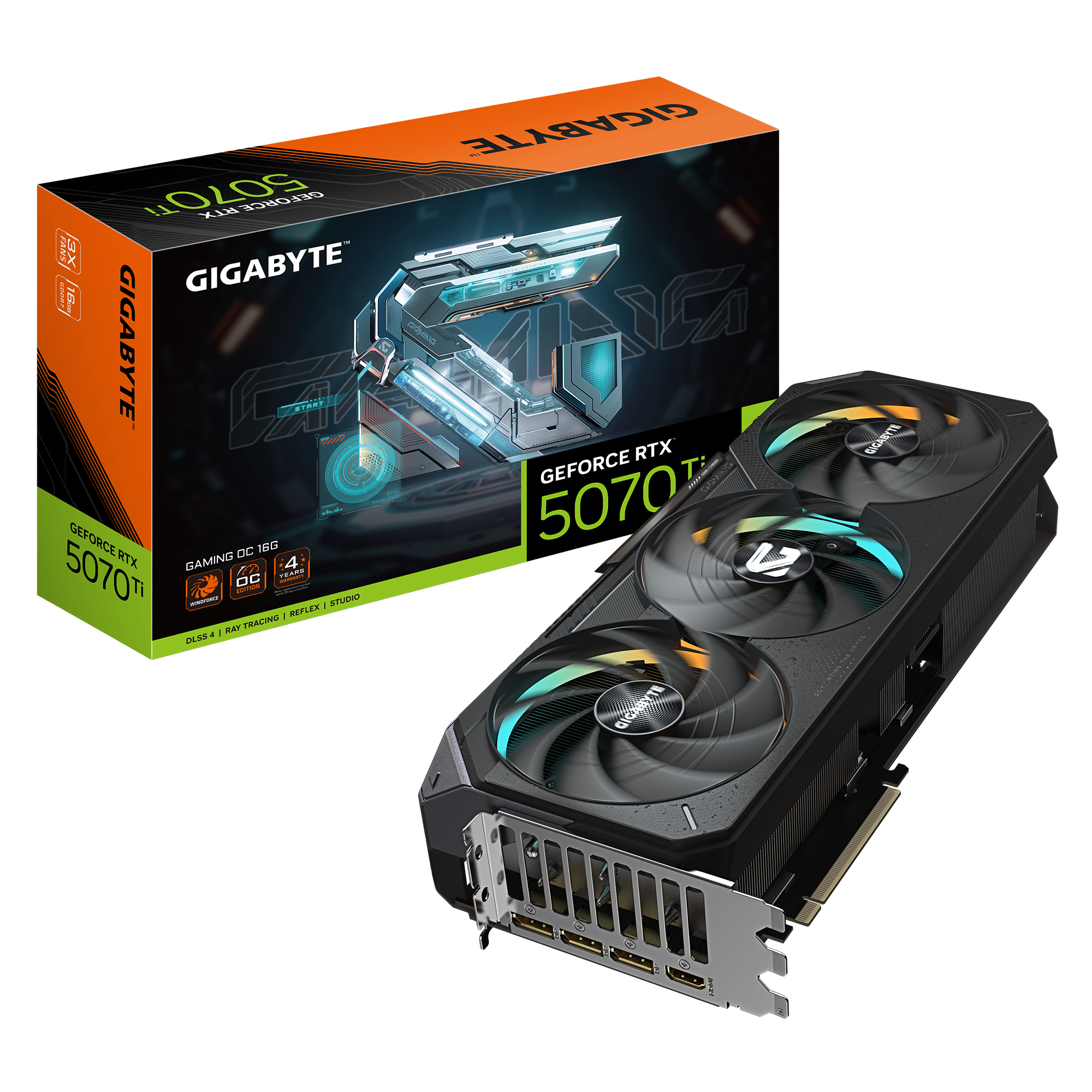 464144-gv-n507tgaming-oc-16gd-4719331355562-0.webp Gigabyte GeForce RTX 5070 Ti GAMING OC 16G NVIDIA 16 GB GeForce RTX 5070 Ti HDMI ports quantity 1 PCI-E 5.0