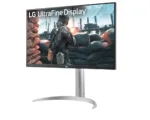 LG   27UP650K-W   27 ”   IPS   UHD   16:9   60 Hz   5 ms   3840 x 2160 pixels   400 cd/m²   HDMI ports quantity 2