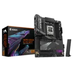 Gigabyte X870 AORUS ELITE WIFI7   Processor family AMD   Processor socket AM5   DDR5   Supported hard disk drive interfaces SATA, M.2   Number of SATA connectors 4