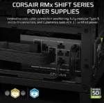 Corsair Fully Modular ATX Power Supply (EU)   RM750x SHIFT   750 W   Black