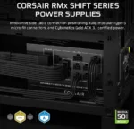 Corsair Fully Modular ATX Power Supply (EU)   RM850x SHIFT   850 W   Black