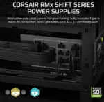 Corsair Fully Modular ATX Power Supply (EU)   RM1000x SHIFT   1000 W   Black