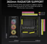 Corsair PC Case   3200D RS   Black   Mid-Tower