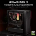 Corsair PC Case   3200D RS   Smoke   Mid-Tower