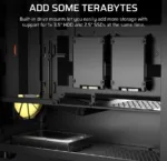 Corsair PC Case   3200D RS ARGB   Smoke   Mid-Tower
