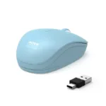 PORT CONNECT Mouse   Collection II   Wireless   2.4 GHz   Pastel Blue