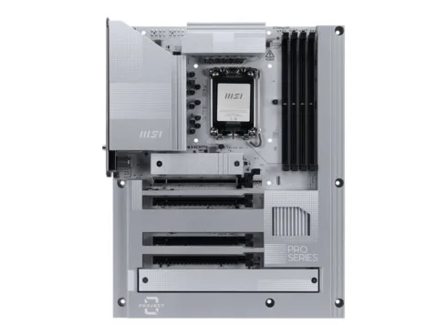 MSI PRO Z890-S WIFI PZ   Processor family Intel   Processor socket LGA1851   DDR5   Supported hard disk drive interfaces SATA, M.2   Number of SATA connectors 4