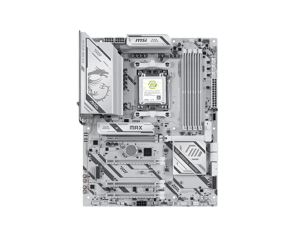 607415-mag-b850-gaming-plus-max-wifi-4711377410465-0.webp MSI MAG B850 GAMING PLUS MAX WIFI Processor family AMD Processor socket AM5 DDR5 Supported hard disk drive interfaces SATA, M.2 Number of SATA connectors 4
