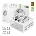 Gamemax PSU   GX PRO 850G WH   850 W   Gold   Modular