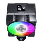 Gamemax CPU Air Cooler   GAMMA 90 DIGITAL BK   Black