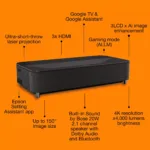 Epson EH-LS970B   4000 ANSI lumens   4K UHD (3840 x 2160)   Black   Wi-Fi