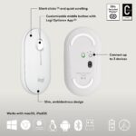 KEYBOARD +MOUSE COMBO PEBBLE 2/WHITE 920-012240 LOGITECH