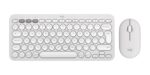 KEYBOARD +MOUSE COMBO PEBBLE 2/WHITE 920-012240 LOGITECH