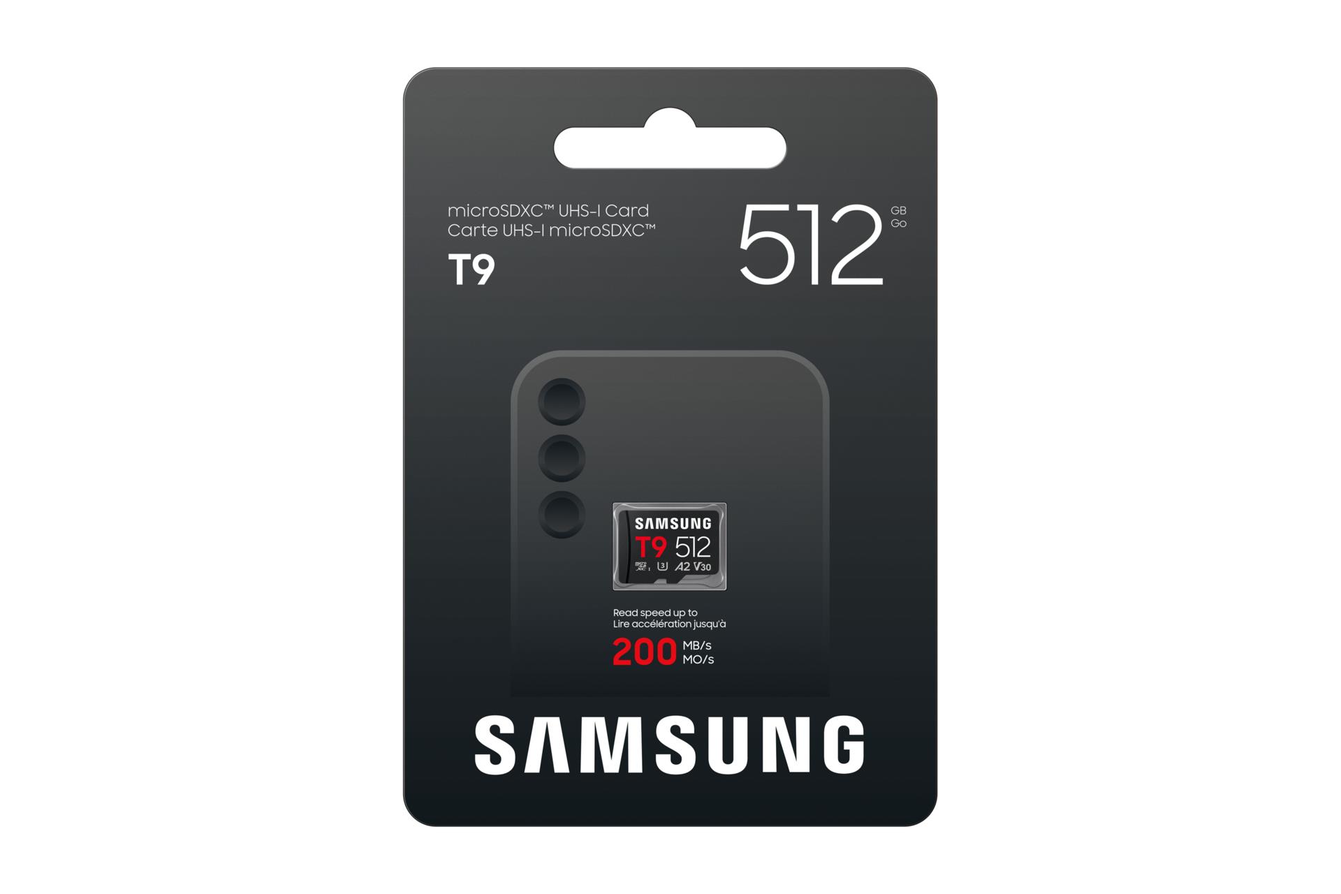 9641e747-9a0e-4dbc-b9d9-9da3e1433e5e MEMORY MICRO SDXC T9 512GB/V30 MB-MH512T/WW SAMSUNG