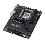 Mainboard ASUS AMD B850 SAM5 ATX Memory DDR5 Memory slots 4 1xPCI-Express 4.0 16x 1xPCI-Express 5.0 16x 4xM.2 1xHDMI 1xDisplayPort 12xUSB 2.0 3xUSB-C 1xUSB-C w/Thunderbolt 1xOptical S/PDIF 1xRJ45 2xAudio port STRIXB850-FGAMINGWIFI