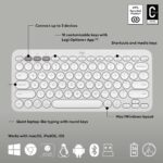 KEYBOARD +MOUSE COMBO PEBBLE 2/WHITE 920-012240 LOGITECH