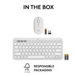 KEYBOARD +MOUSE COMBO PEBBLE 2/WHITE 920-012240 LOGITECH