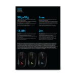 MOUSE USB OPTICAL G403/910-005633 LOGITECH