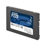 SSD PATRIOT P220 2TB SATA Write speed 500 MBytes/sec Read speed 550 MBytes/sec 2,5″ TBW 960 TB P220S2TB25